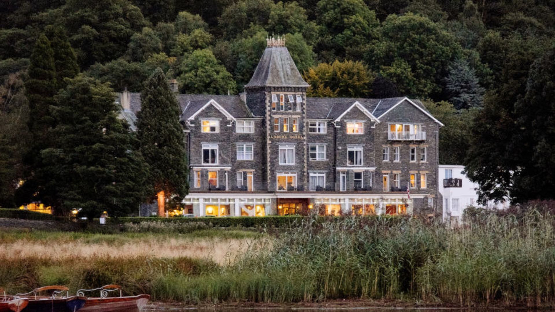 The Lodore Falls Hotel View